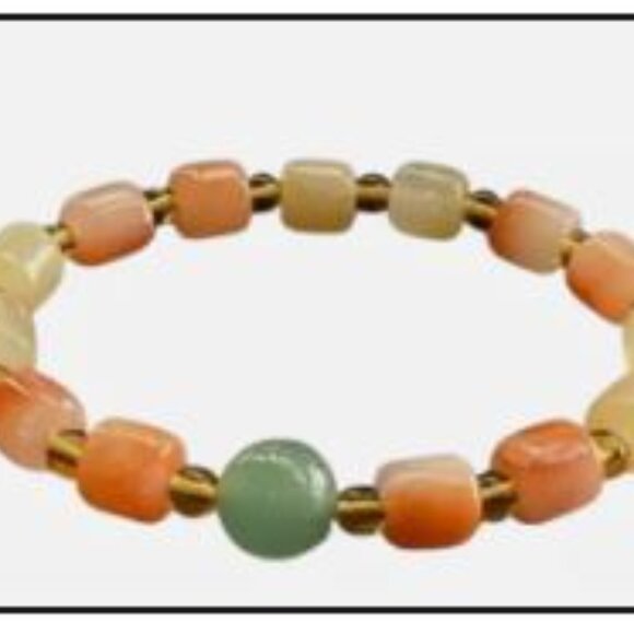 NWT 8mm Certified Natural Jade Round Beads Bracelet. Fashion Charm‎ Bracelet. - Picture 2 of 16
